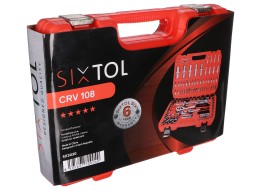 Set di chiavi a bussola CRV 108 professionale - garanzia 6 anni SIXTOL SIX