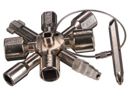 Chiave universale per cassette di servizio UNI SERVICE BOX 13