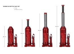 Cric idraulico a bottiglia SX BOTTLE JACK PREMIUM 10T