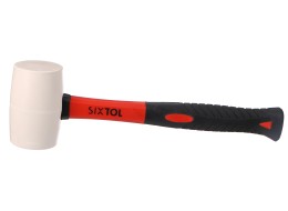 Mazzetta in gomma TPR HAMMER 450, bianca, 450g, 330mm