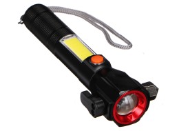 Torcia di sicurezza per auto con magnete CAR LAMP SAFETY, 300 lm, COB LED, USB