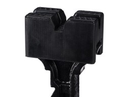 Piastra in gomma per supporto auto MECHANIC CAR STAND PRO 6T, 102×47×50 mm