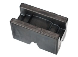 Piastra in gomma per supporto auto MECHANIC CAR STAND PRO, 83×44×51 mm