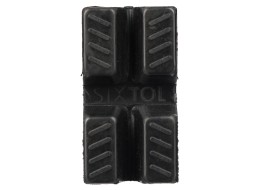 Piastra in gomma per supporto auto MECHANIC CAR STAND PRO, 83×44×51 mm