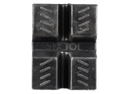 Piastra in gomma per supporto auto pieghevole MECHANIC CAR STAND, 83×62×40 mm