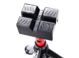 Piastra in gomma per supporto auto pieghevole MECHANIC CAR STAND, 83×62×40 mm