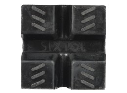 Piastra in gomma per sollevatore auto SX JACK SUV 2,5T, 62×62×44 mm