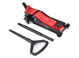 Cric idraulico mobile heavy-duty 3T a basso profilo con pedale SX JACK PEDAL 3T BLACK
