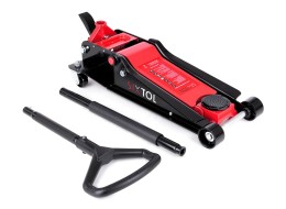Cric idraulico mobile heavy-duty 4T a basso profilo, con pedale SX JACK PEDAL 4T BLACK
