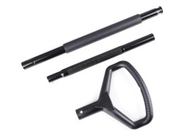 Cric idraulico mobile heavy-duty 4T a basso profilo, con pedale SX JACK PEDAL 4T BLACK