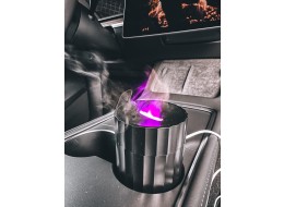 Diffusore aroma Car Flame per auto nero 100ml, USB-C, per portabicchieri