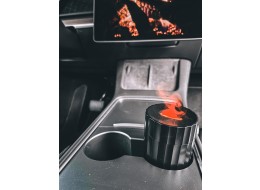 Diffusore aroma Car Flame per auto nero 100ml, USB-C, per portabicchieri