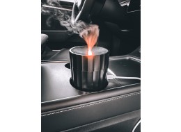 Diffusore aroma Car Flame per auto nero 100ml, USB-C, per portabicchieri