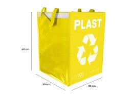 Borse per raccolta differenziata SORT EASY 4 METAL, 30x30x40cm, 4x36l, 4 pezzi