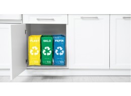Borse per rifiuti differenziati SORT EASY 3 SLIM, 18x30x40 cm, 3 x 22 l, 3 pezzi