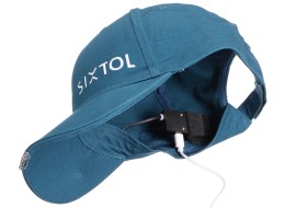 Cappellino con luce LED B-CAP 25 lm, ricaricabile, USB, taglia unica, blu