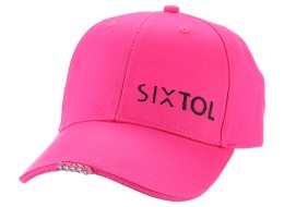 Cappellino con visiera con luce LED B-CAP 25lm, ricaricabile, USB, taglia unica, rosa