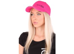 Cappellino con visiera con luce LED B-CAP 25lm, ricaricabile, USB, taglia unica, rosa