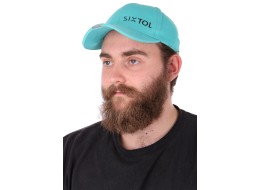 Cappellino con visiera con luce LED B-CAP 25lm, ricaricabile, USB, taglia unica, turchese