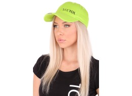 Cappellino con visiera e luce LED B-CAP 25 lm, ricaricabile, USB, taglia unica, verde fluorescente