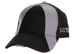 Cappellino riflettente con luce LED B-CAP SAFETY 25 lm, ricaricabile, USB, taglia unica, nero