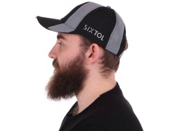 Cappellino riflettente con luce LED B-CAP SAFETY 25 lm, ricaricabile, USB, taglia unica, nero