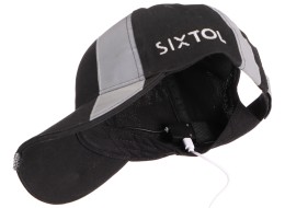 Cappellino riflettente con luce LED B-CAP SAFETY 25 lm, ricaricabile, USB, taglia unica, nero