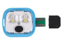 Luce LED di ricambio per cappello/fascia B-HAT LED LIGHT 2, rosso/blu