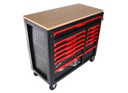 Carrello da officina con utensili MECHANIC TROLLEY TITAN 1559, 13 cassetti, 1559 pezzi di utensili