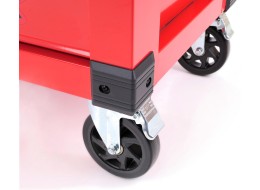 Carrello da officina per attrezzi MECHANIC TROLLEY KEVIN RED, 7 cassetti