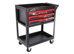 Carrello da officina con attrezzi MECHANIC TROLLEY JASON 94, 3 cassetti, 1 ripiano, 94 pezzi