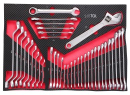 Carrello porta attrezzi MECHANIC TROLLEY KEVIN RED 253, 7 cassetti, 253 pezzi di attrezzi