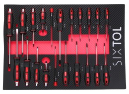 Carrello portaattrezzi MECHANIC TROLLEY KEVIN RED 326, 7 cassetti, 326 attrezzi