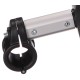 Braccio / supporto per telaio bici per portabici da gancio traino, corto, lunghezza 7 cm - pezzo di