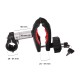 Braccio / supporto per telaio bici per portabici da gancio traino, corto, lunghezza 7 cm - pezzo di