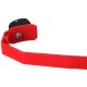 Cinturino a sgancio rapido per portabici da gancio traino, lunghezza 38 cm, rosso - pezzo di ricambi