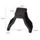 Tappo in plastica per la slitta del portabici E-BIKE 2, nero - pezzo di ricambio