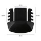 Terminale in plastica per barra trasversale ROOF RACK IN / FIX, nero - ricambio