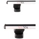 Příčný nosník se zámkem hliníkový ROOF RACK FIX 1, 120cm, nosnost 90kg
