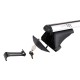 Barra trasversale in alluminio con serratura ROOF RACK IN PRO, 120cm, portata 90kg