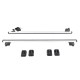 Barra trasversale in alluminio con serratura ROOF RACK FIX PRO, 120cm, portata 90kg