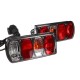 Set di luci con cavo e spina 13 poli per portabici E-BIKE PREMIUM - ricambio