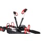 Portabici per gancio di traino E-BIKE 2 PREMIUM - 2 biciclette elettriche, portata 60kg, pieghevole