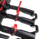 Portabici per gancio di traino E-BIKE 3 PRO - 3 biciclette elettriche, portata 60 kg, pieghevole