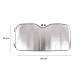 Parasole per parabrezza auto CAR SUNSHADE 5, 130 x 60 cm
