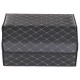 Organizzatore per bagagliaio auto CAR COMPACT ELEGANT L, 2 scomparti, pieghevole, con coperchio