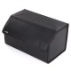 Organizer per il bagagliaio dell'auto CAR COMPACT LEATHER L, 2 scomparti, pieghevole, con coperchio