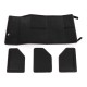 Organizer per il bagagliaio dell'auto CAR COMPACT LEATHER L, 2 scomparti, pieghevole, con coperchio