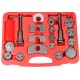 Compressore per pistoni dei freni MECHANIC BRAKE SET 35, set da 35 pezzi