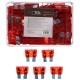 Set di fusibili automobilistici a lama MECHANIC FUSE SET 10A, 100 pz